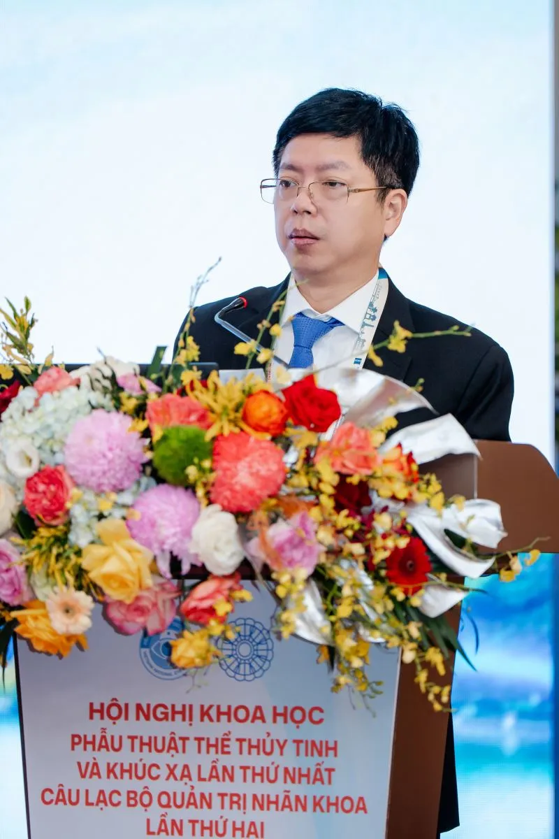 Đại diện Bộ Y tế phát biểu tại hội nghị